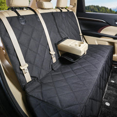 Petalage bench dog car seat cover waterproof backseat protects seats from mud and fur.