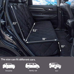 Petalage car seat cover scratch-proof surface shields upholstery.