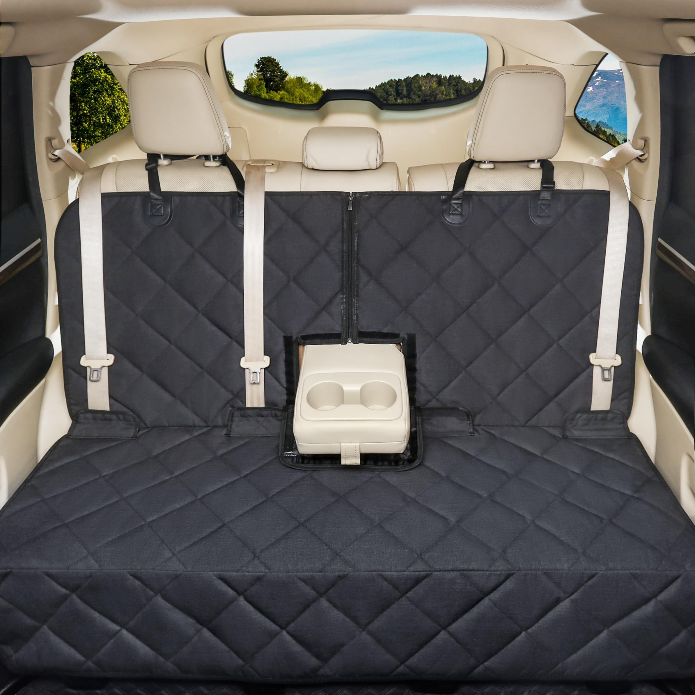 Petalage dog seat cover backseat guards fur on every ride.