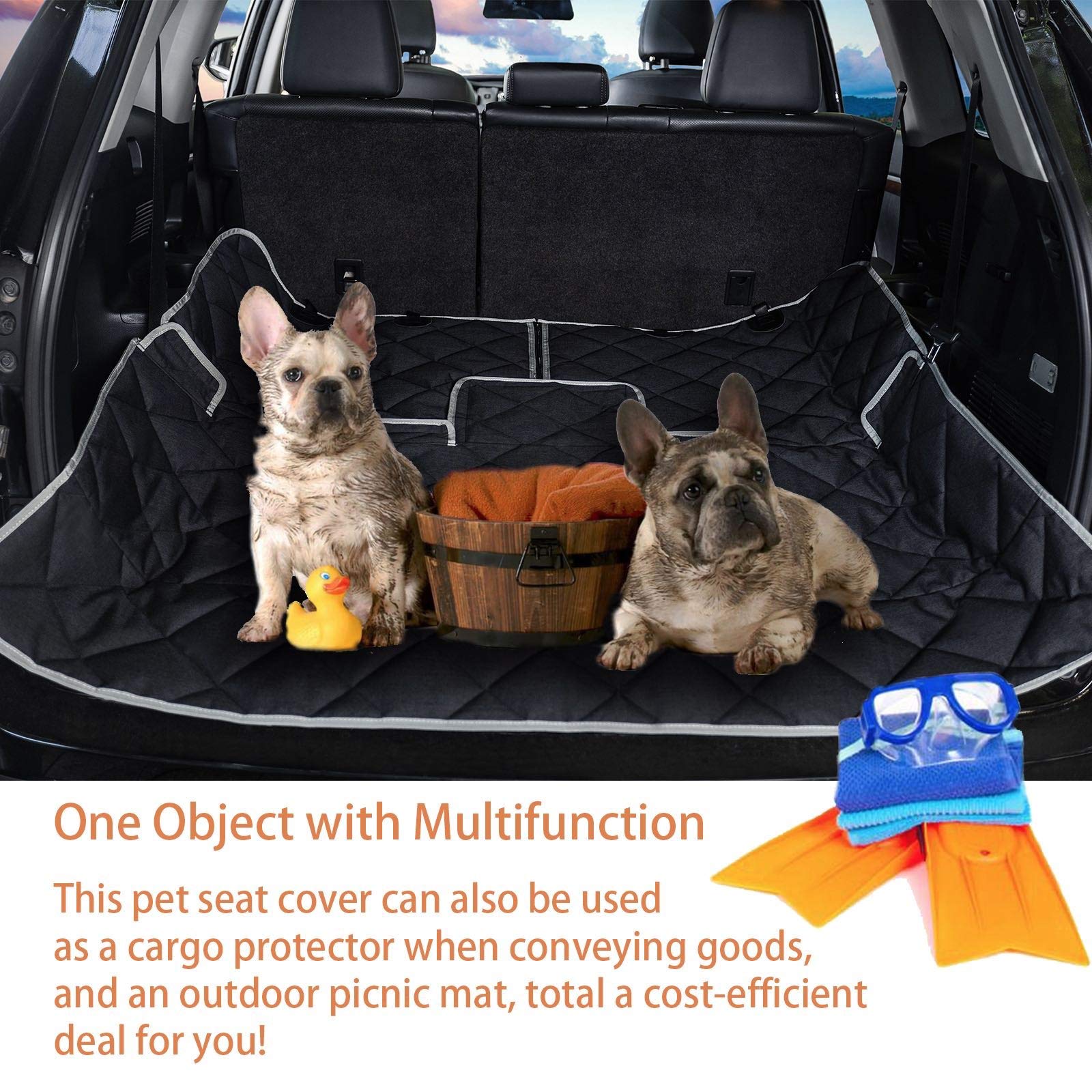 Petalage non-slip bottom design keeps the cover in place on any car seat.