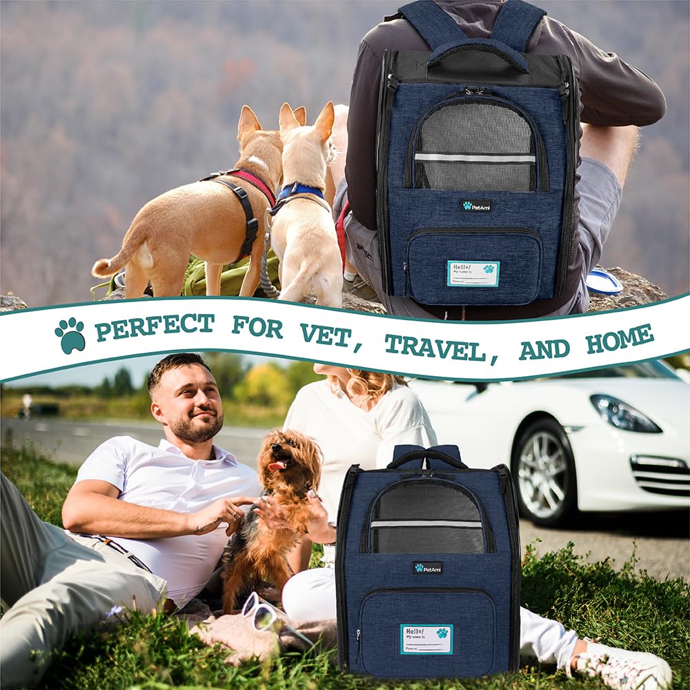 PetAmi durable 600D polyester fabric built for daily adventures.
