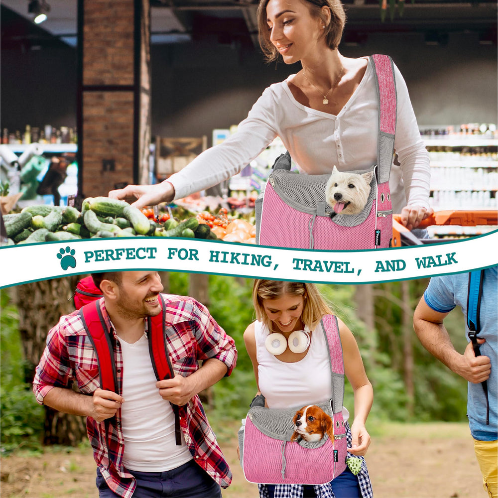 PetAmi adjustable padded shoulder strap for comfortable long walks