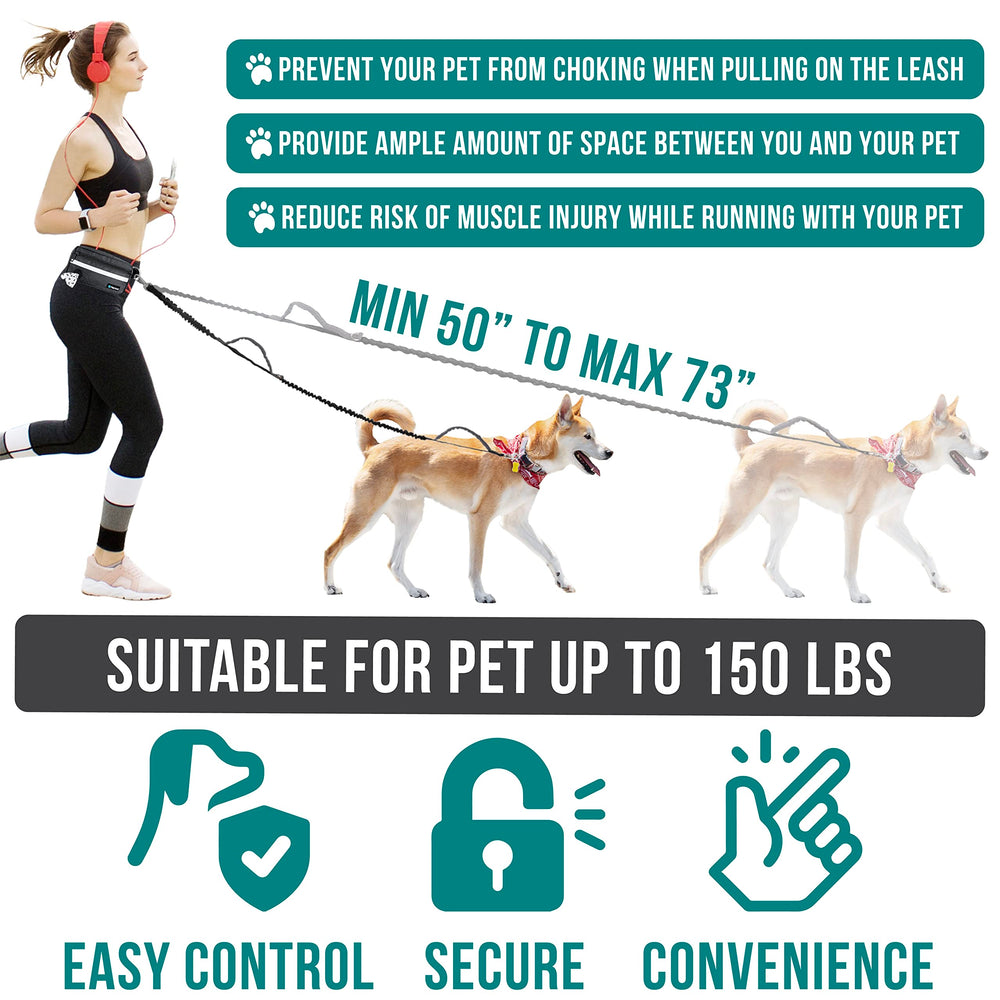PetAmi adjustable strap fits 28 to 52 inches for all dogs.