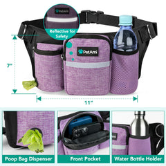 PetAmi adjustable waist belt adapts from 28 to 52 inches for comfort.