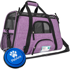 PetAmi airline approved cat carrier under seat for travel