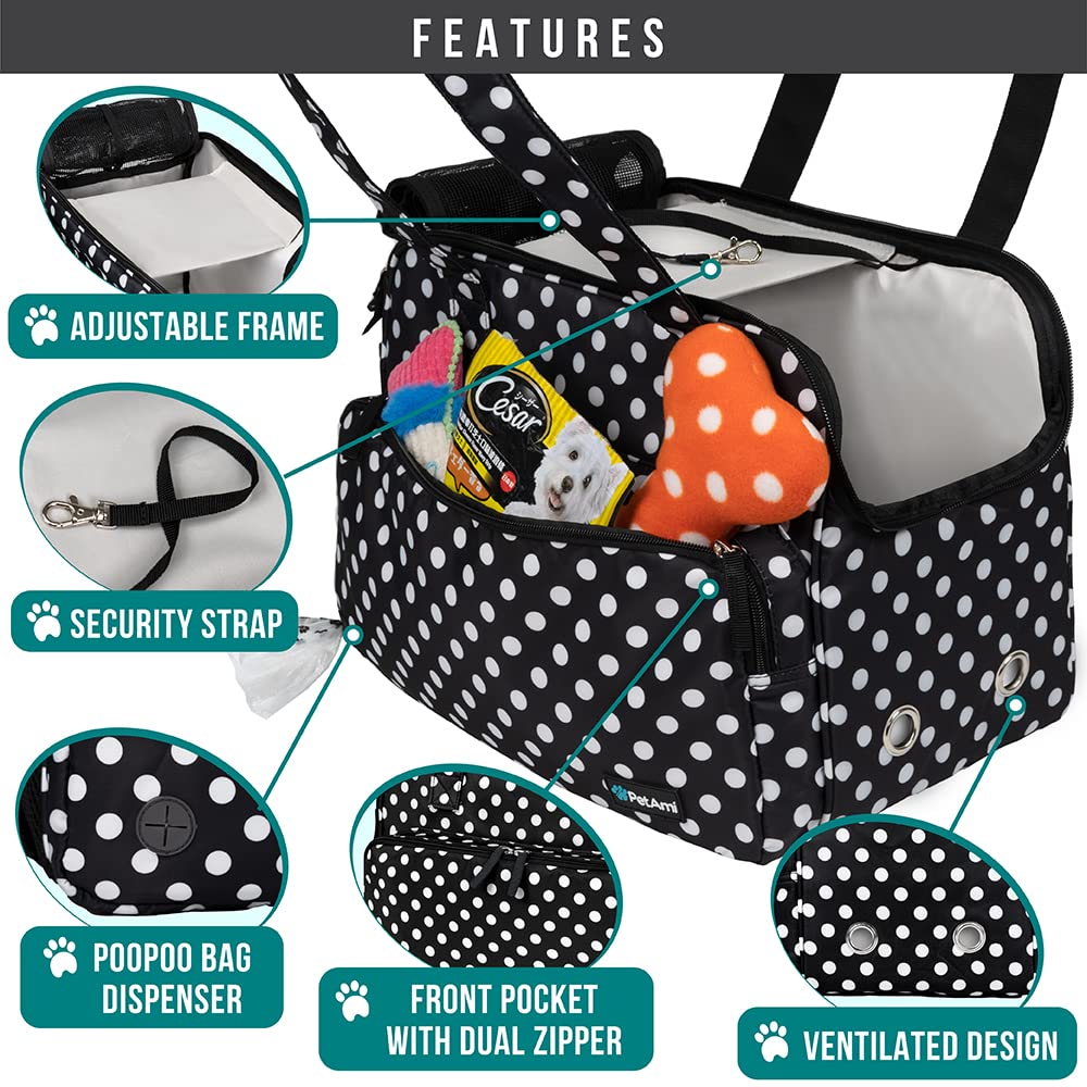 PetAmi airline-approved carrier supports convenient travel for small pets.