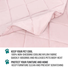 PetAmi car-ride blanket for pets inside a vehicle enhances comfort.
