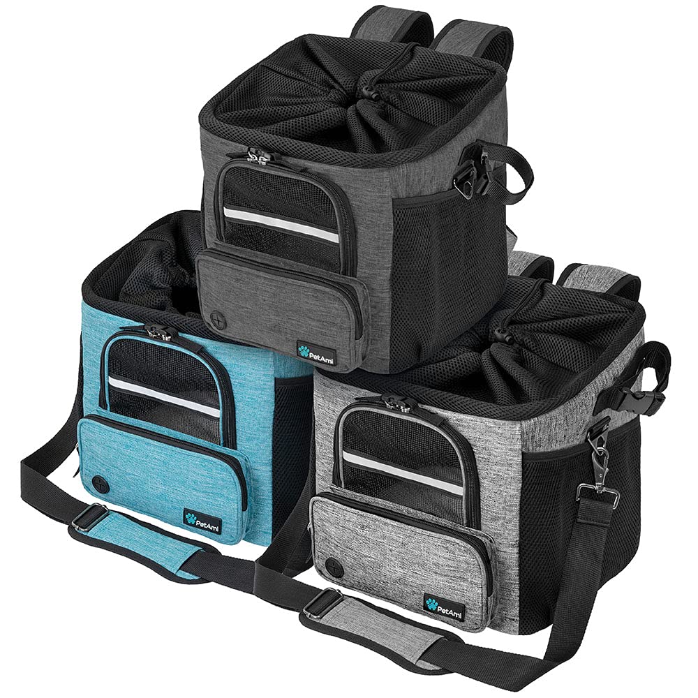 PetAmi dog bike basket car booster use adds secure rides in vehicles