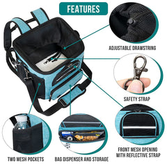 PetAmi bike basket with sherpa bedding for cozy rides.