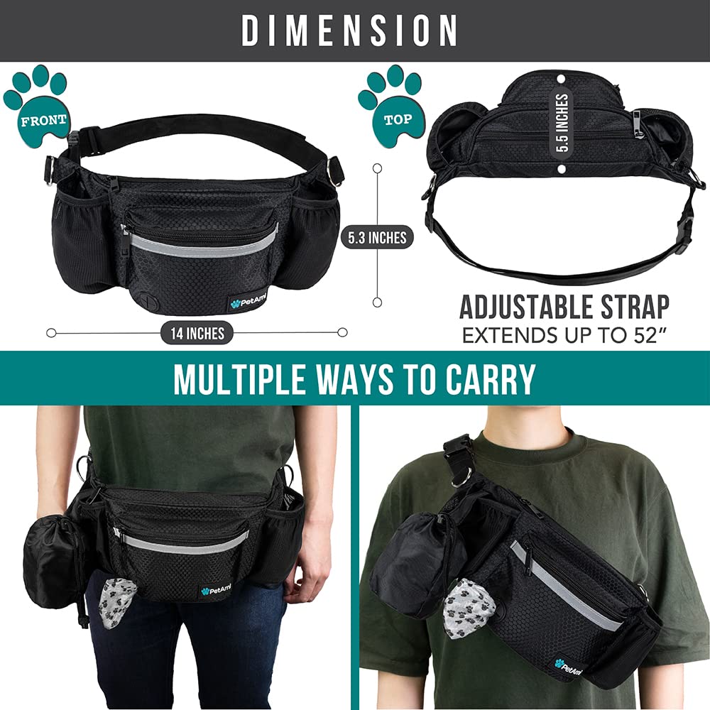 PetAmi D-rings for water bowl and leash attachment