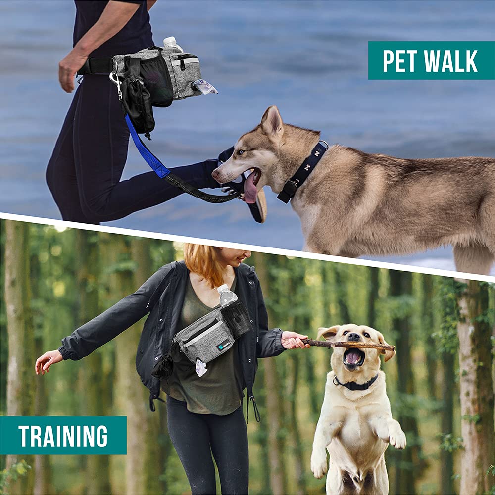 PetAmi Dog Fanny Pack durable 600D fabric for active daily use.