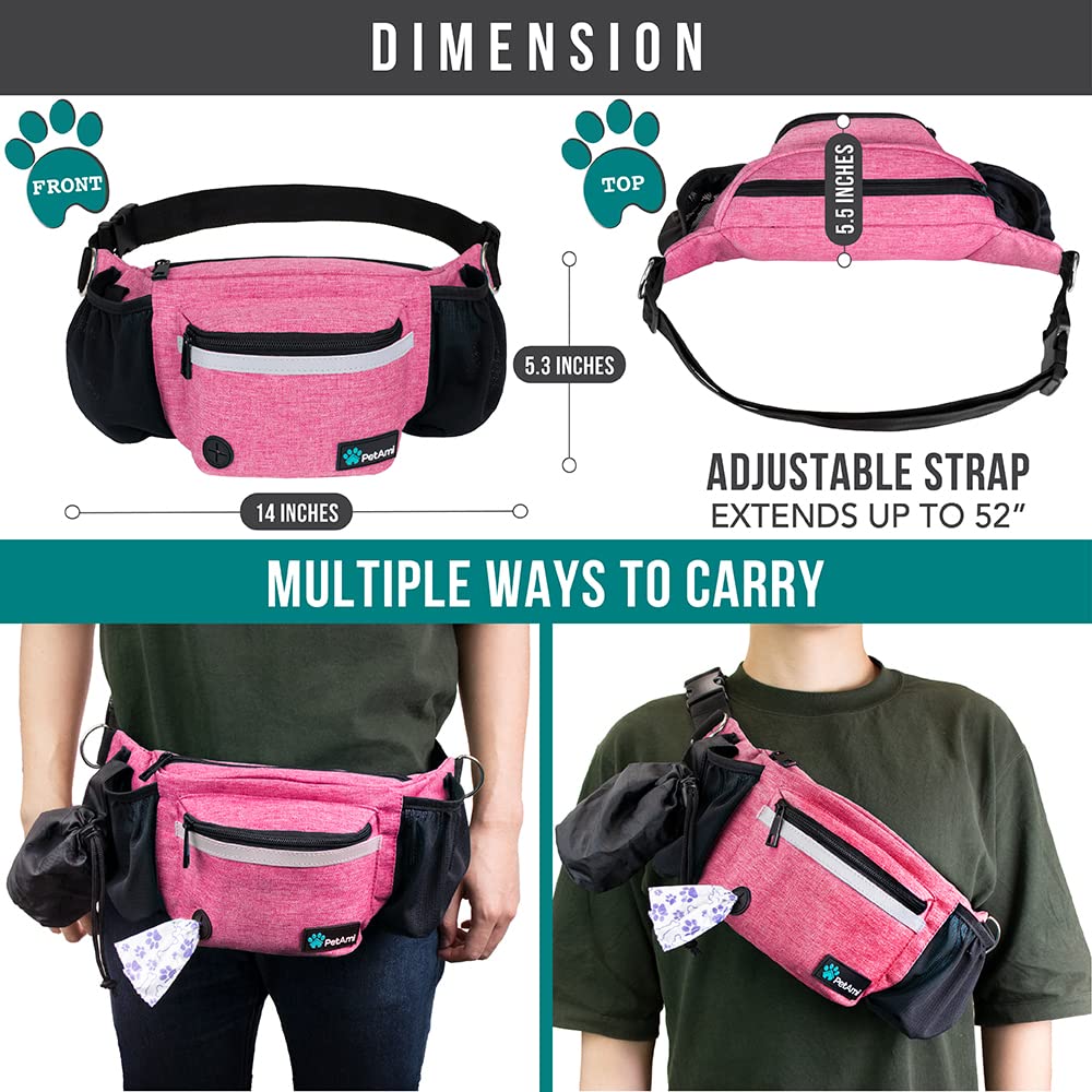 PetAmi large inner compartment fits treats, toys, and kibble.