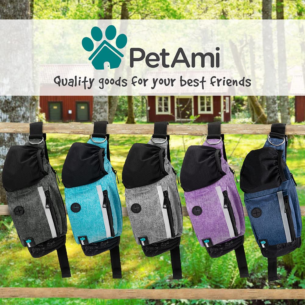 PetAmi dog fanny pack crafted from durable 600D oxford polyester