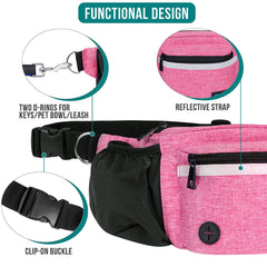 PetAmi built-in poop bag dispenser for quick cleanup during strolls.