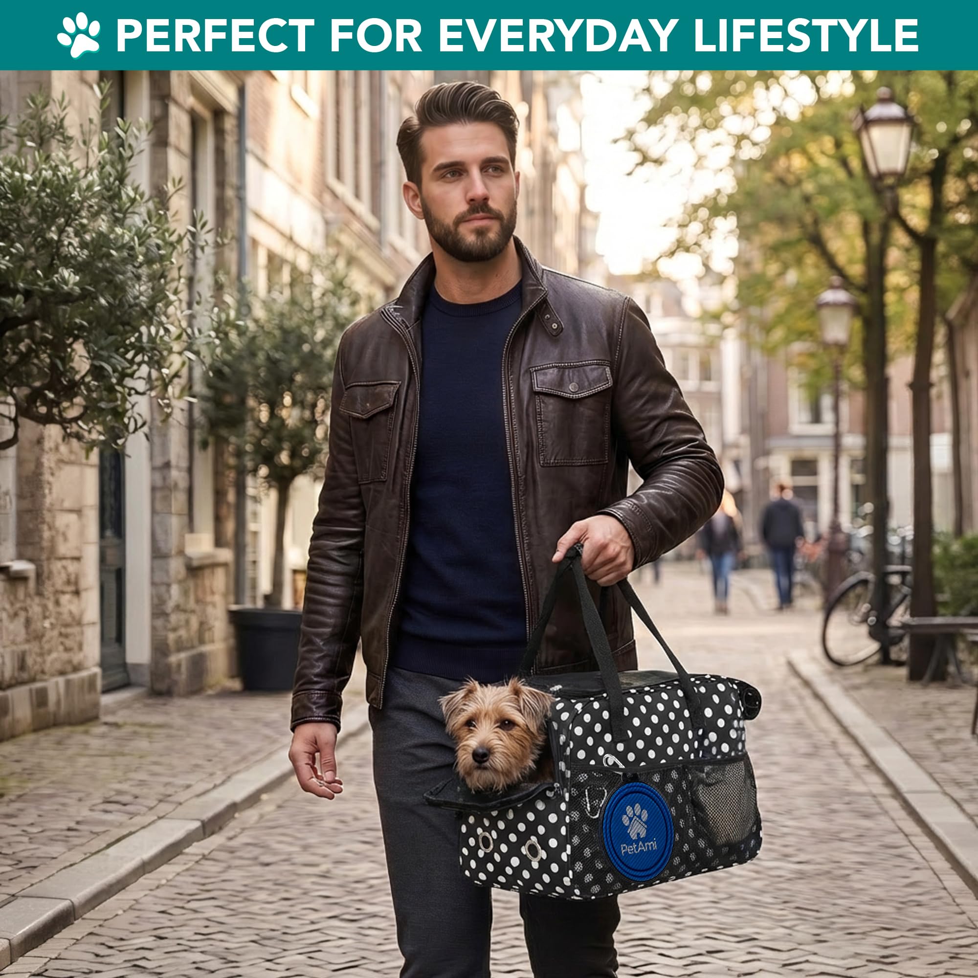 PetAmi collapsible silicone bowl keeps pets hydrated on trips.