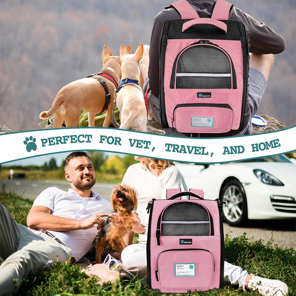 PetAmi durable 600D polyester construction ideal for travel and daily use.