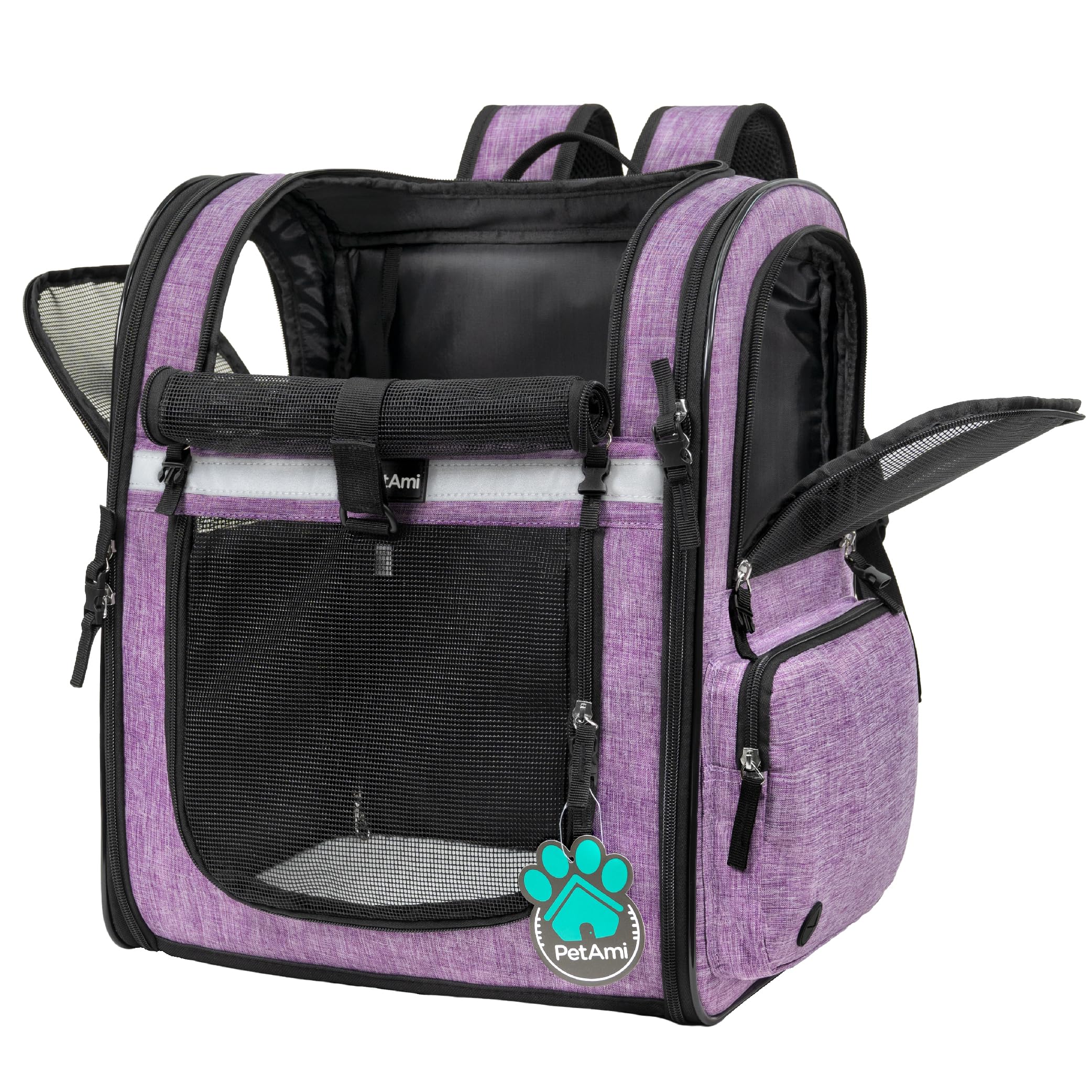 PetAmi durable 600D polyester stands up to frequent adventures.