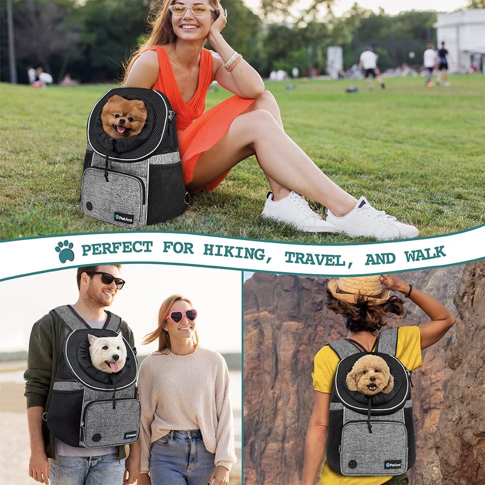 PetAmi lightweight backpack is ideal for hiking and travel