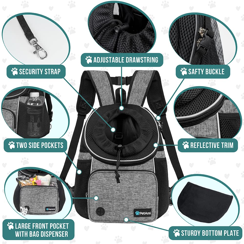 PetAmi safety strap keeps your pet secure inside the carrier