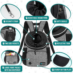 PetAmi safety strap keeps your pet secure inside the carrier