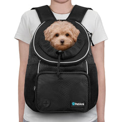 PetAmi front pocket with poop bag dispenser for quick cleanups