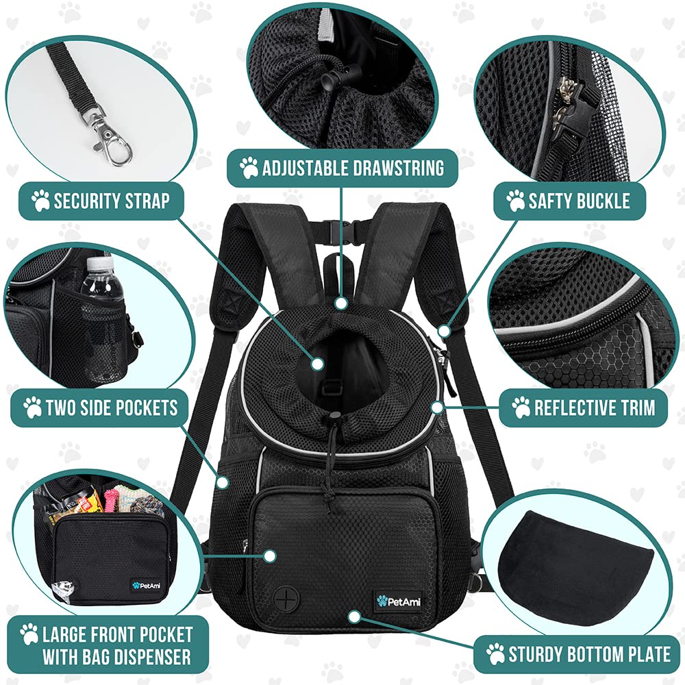 PetAmi interior safety buckle keeps your pet secure during activity