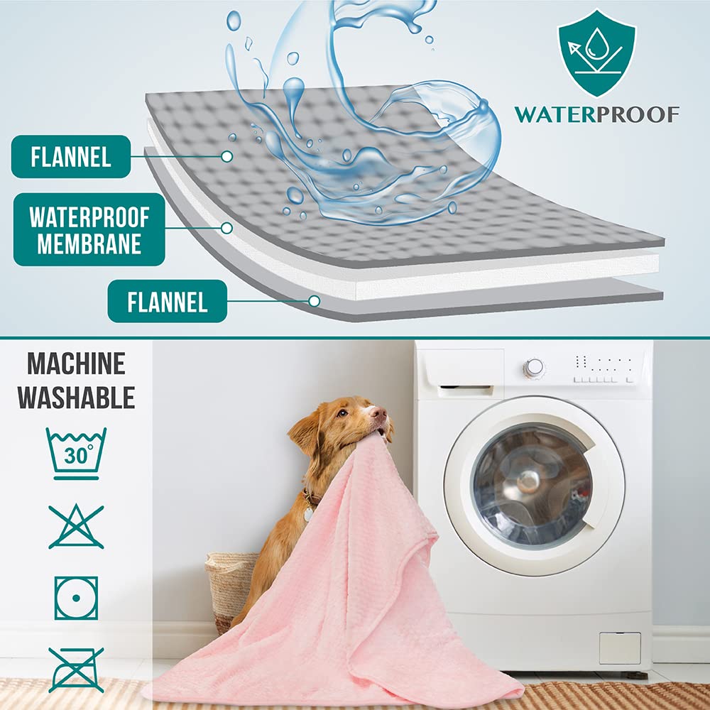 PetAmi machine-washable blanket makes cleaning quick and easy.