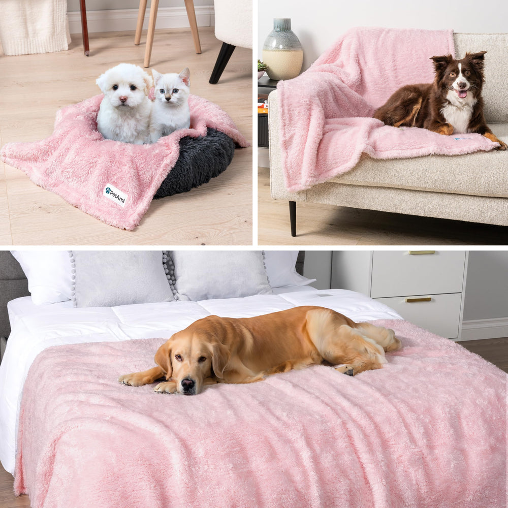 Plush sherpa texture close-up inviting cozy snuggles with pets.