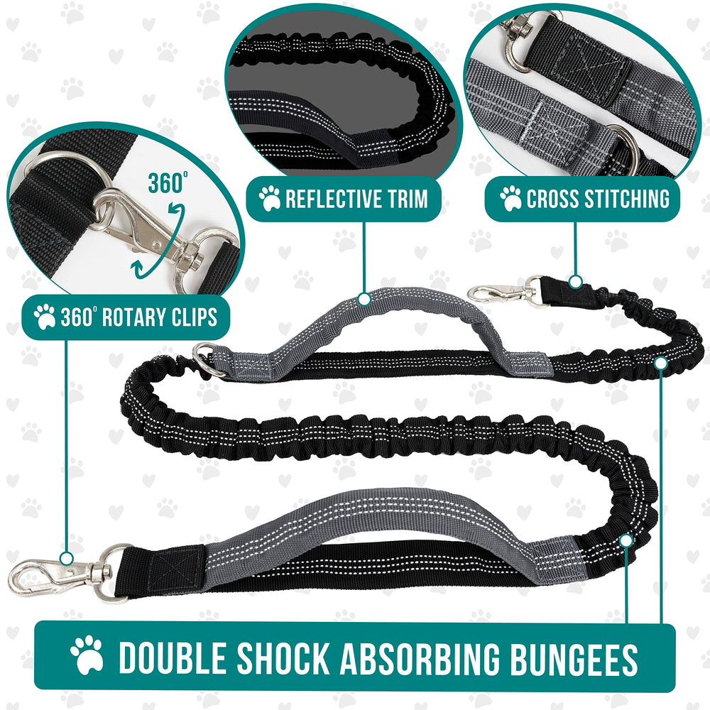 PetAmi front poop bag dispenser keeps waste bags handy.
