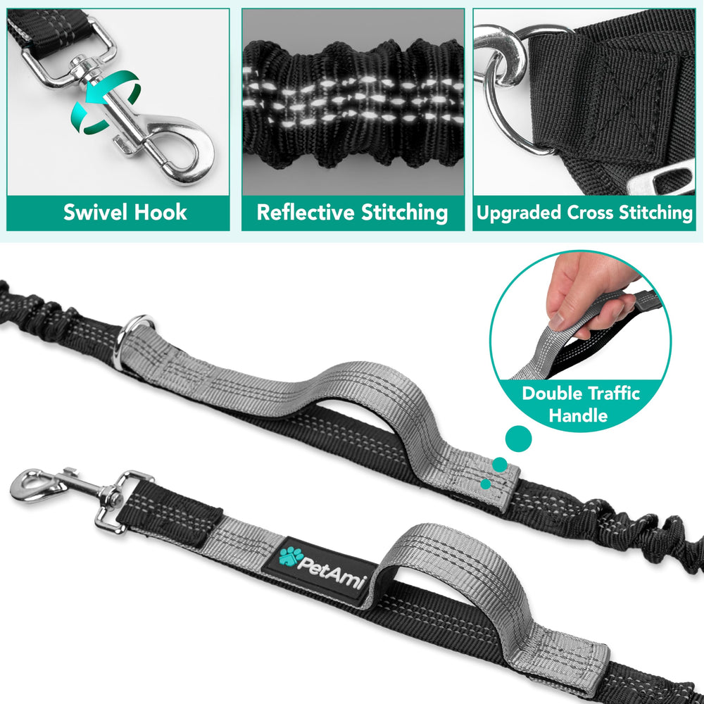 Poop bag dispenser pocket for quick cleanups on walks