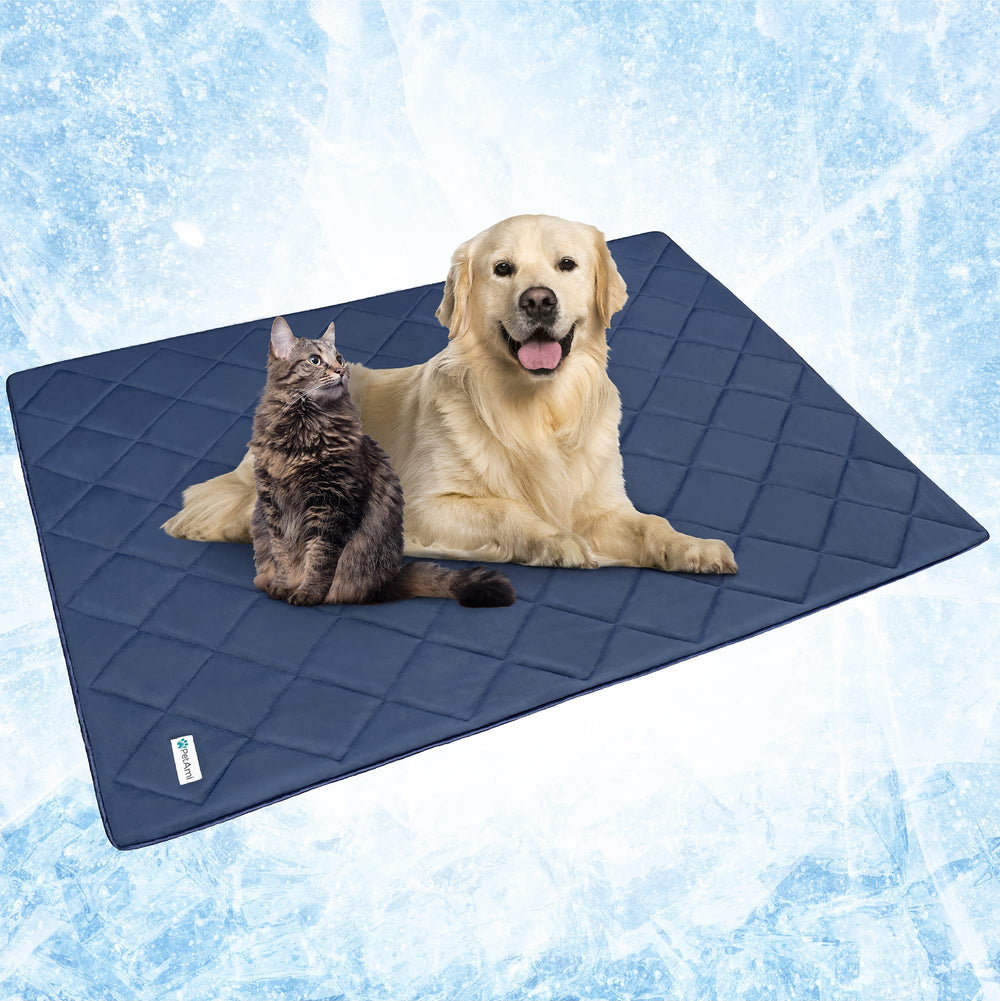 PetAmi blanket care label showing machine washable and easy care.