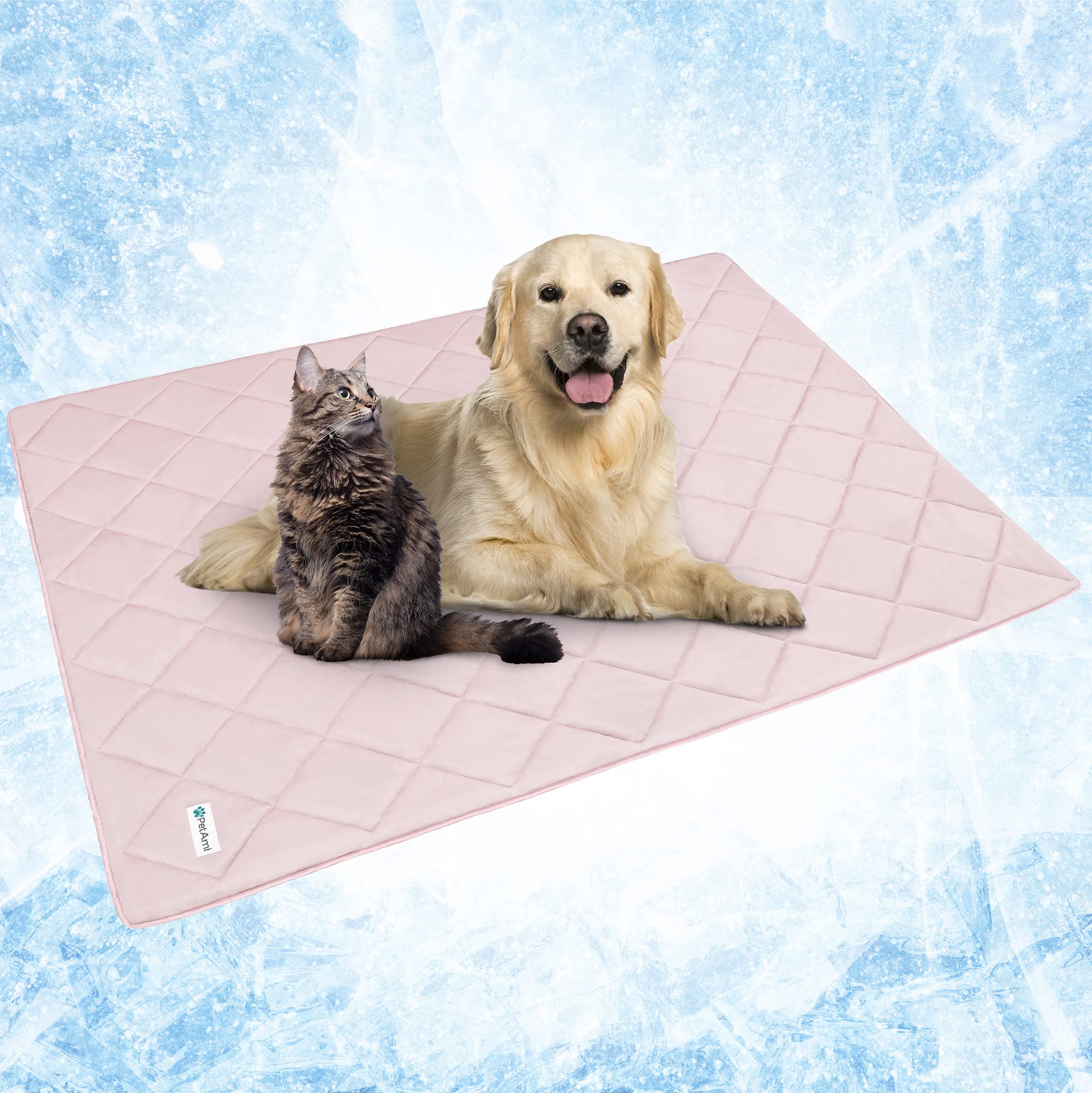 PetAmi Premium Cooling Blanket is machine washable for easy care.