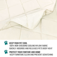 PetAmi Premium Cooling Blanket protecting-furniture helps reduce fur.