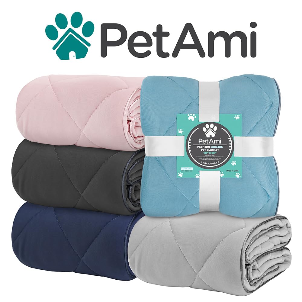 PetAmi Premium Cooling Dog Blanket reversible sides, soft on both
