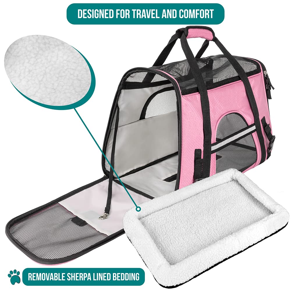 PetAmi carrier with reflective trim for low-light safety