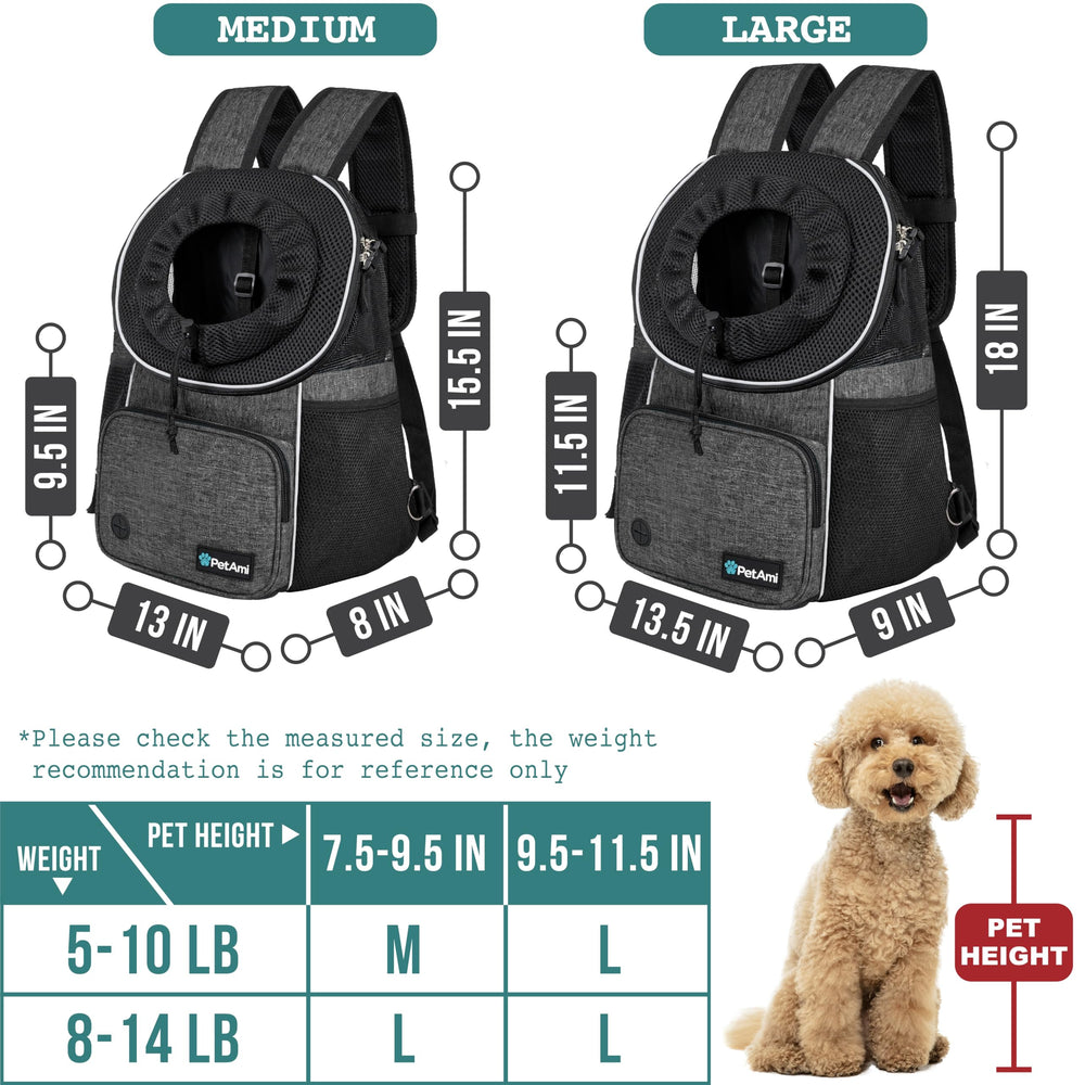 PetAmi side mesh pockets store treats and essentials for quick access
