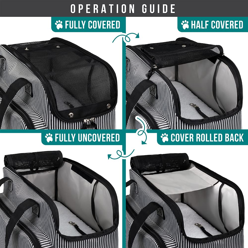 PetAmi interior safety strap and buckle for secure restraint during travel