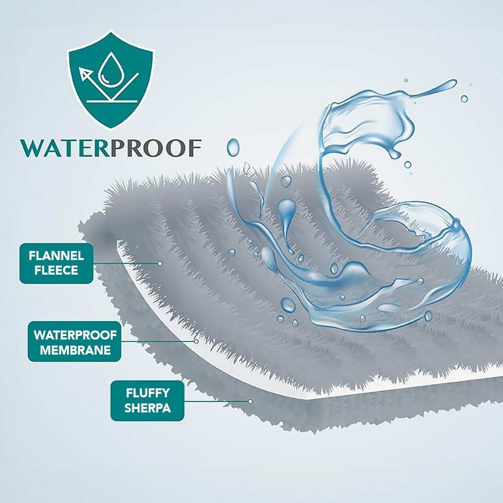 PetAmi thick 460 GSM microfiber blanket resists wear and frequent washing.