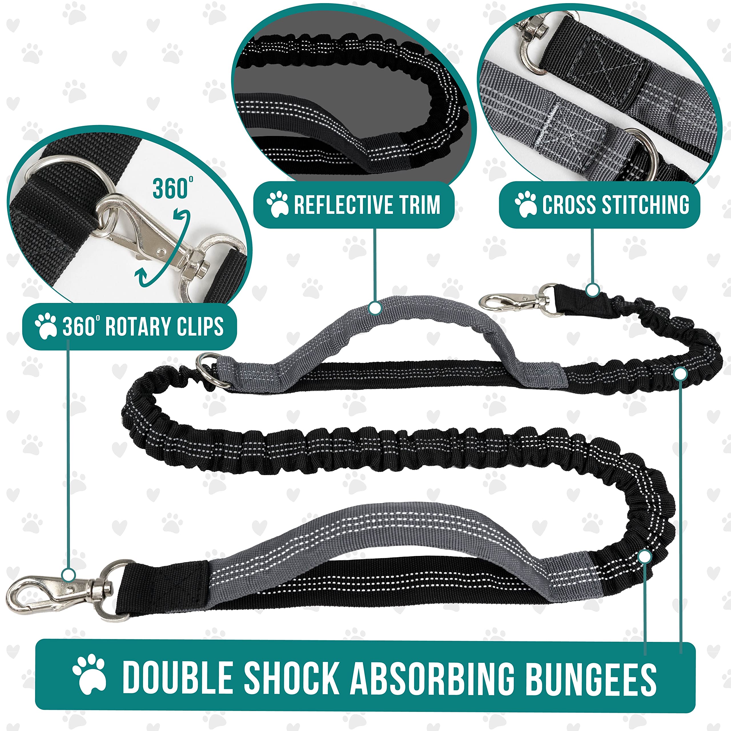 PetAmi water bottle holder attached to waist bag for quick hydration