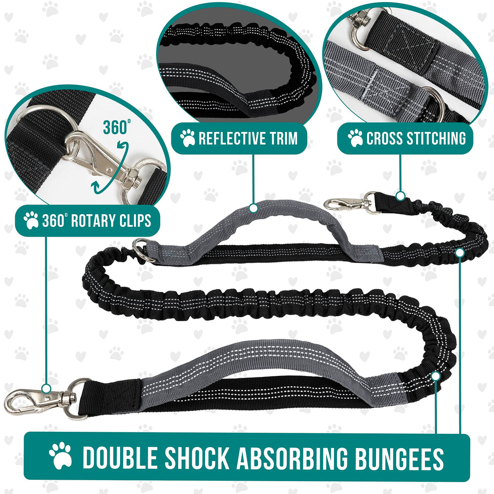 PetAmi water bottle holder attached to waist bag for quick hydration