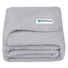 PetAmi waterproof dog blanket 60x80 shields furniture from accidents and spills.