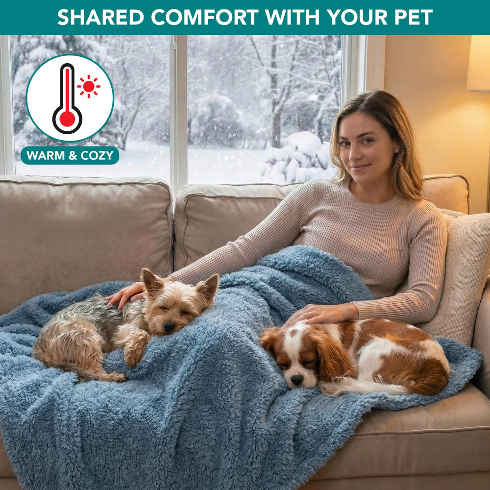 PetAmi waterproof blanket on car seat highlights travel-friendly mess protection.