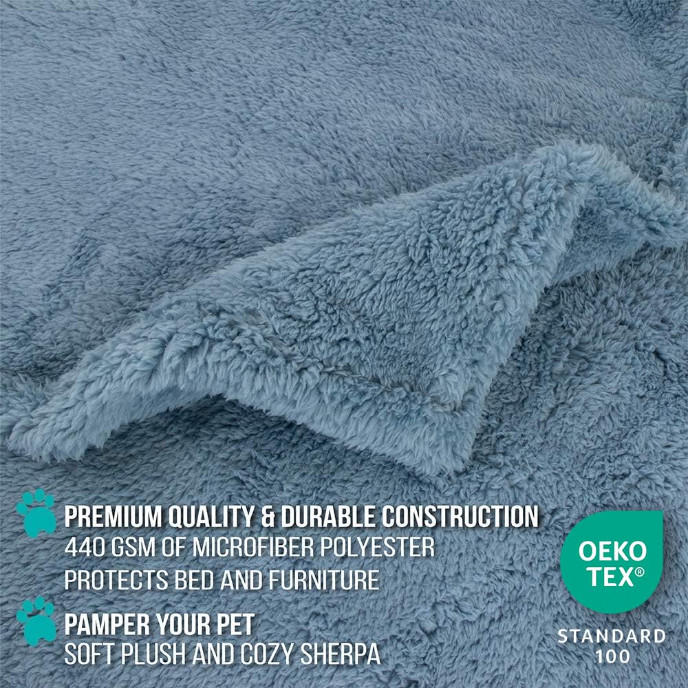 PetAmi waterproof blanket with leakproof layer shields couch from accidents