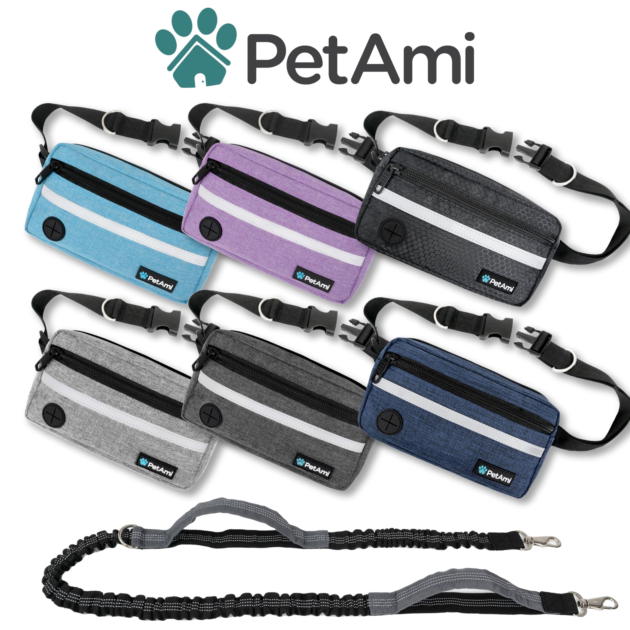PetAmi waterproof waist bag keeps essentials dry during walks.