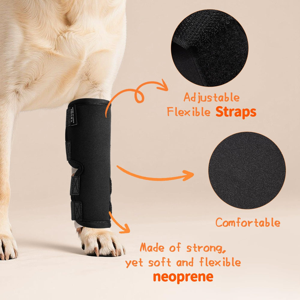Petanims carpal stabilization design supports the wrist during movement.