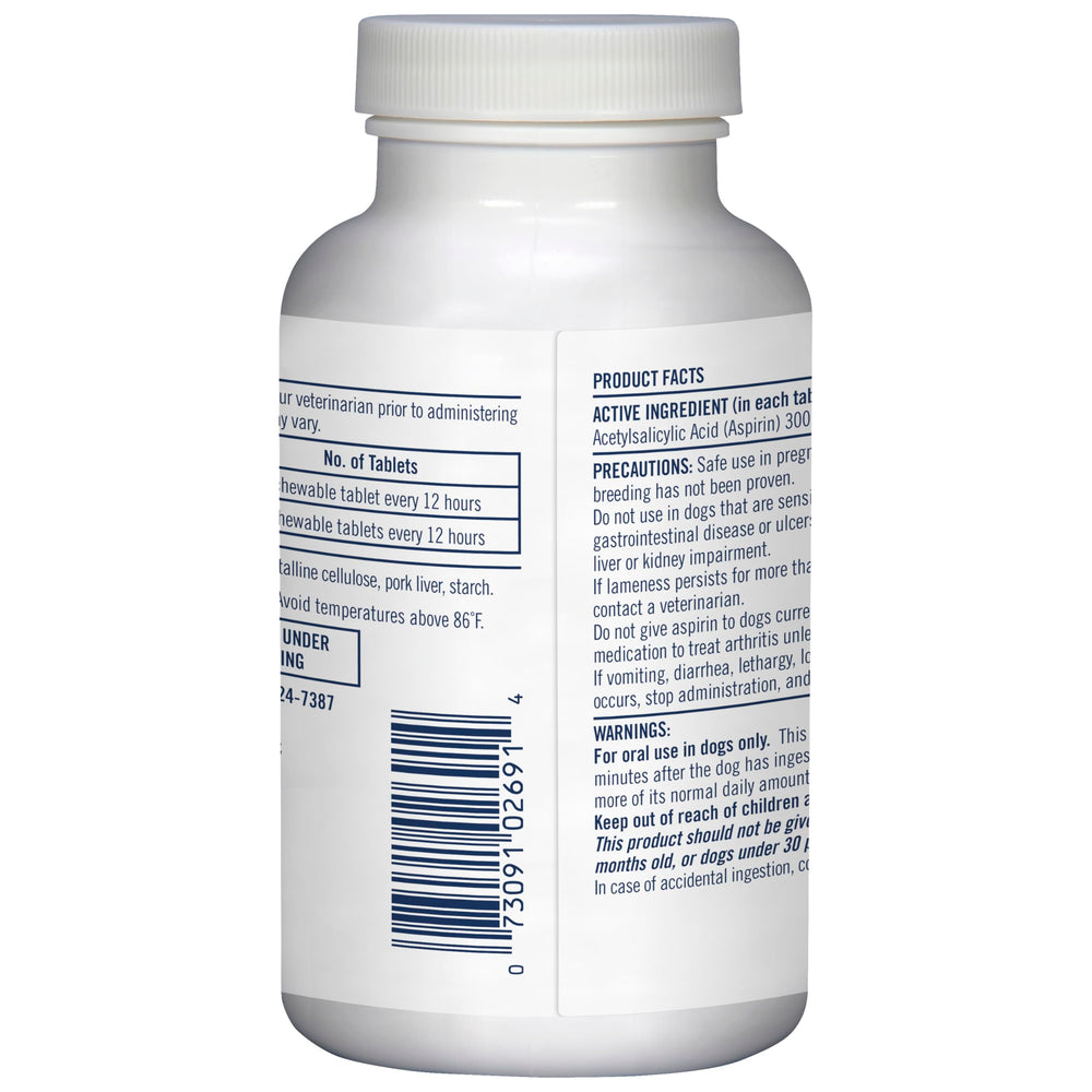PetArmor Aspirin large dogs on a walk, may help after activity.