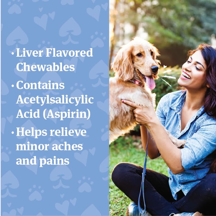 PetArmor Aspirin large dogs liver-flavored tablets, tasty and easy to dose.
