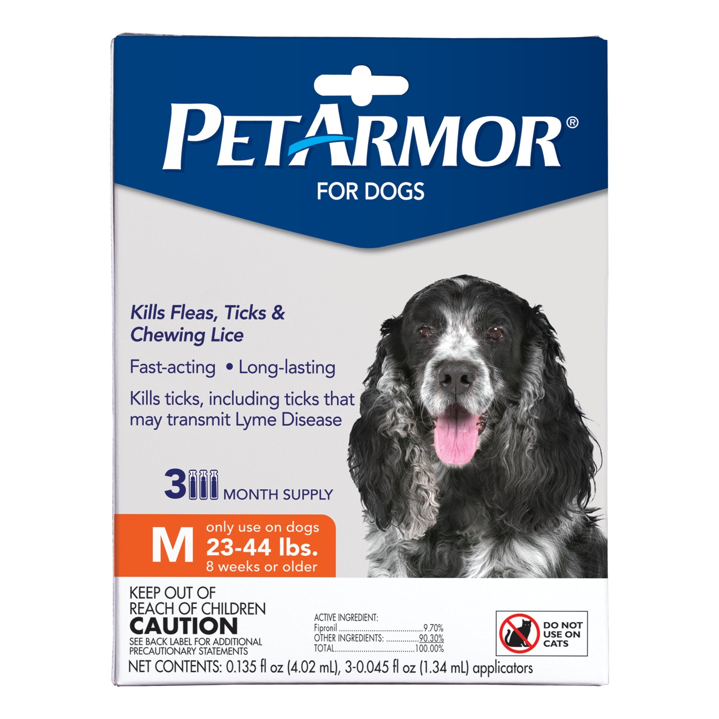 PetArmor treatment dries completely, allowing safe play.