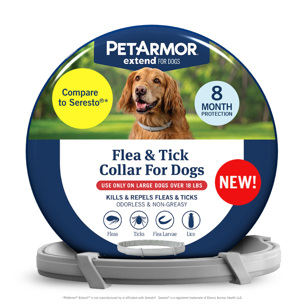 PetArmor Extend packaging showing eight months of long-lasting flea and tick protection.