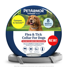 PetArmor Extend packaging showing eight months of long-lasting flea and tick protection.